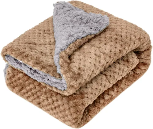 Miniatura 33 de Manta o manta mullida para bebé, suave, cálida y acogedora manta de vellón coral para niños pequeños, bebés o recién nacidos, para cuna, cochecito