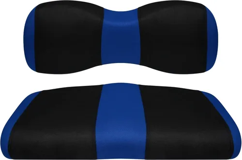 Miniatura 34 de Juego de fundas de asiento de carrito de golf, fundas para asientos delanteros de carrito de golf, ajuste para Club Car Precedent OEM, cojín de Azul