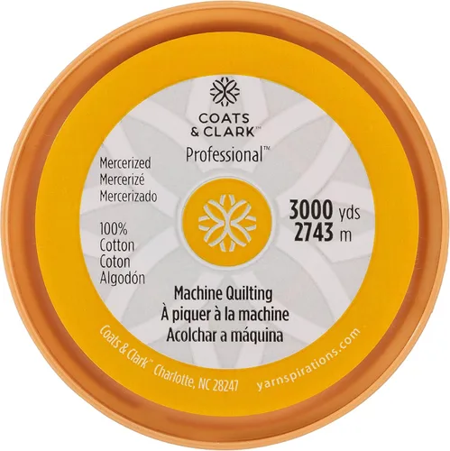 Miniatura 2 de Coats & Clark Hilo Profesional para Máquina de Acolchar, 3000 yardas, Negro