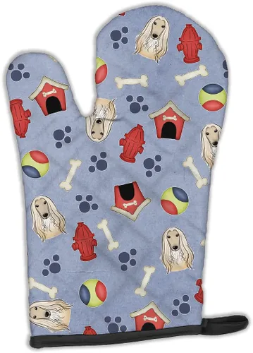 Miniatura 72 de Caroline's Treasures BB4020OVMT Dog House Collection Border Collie - Guante de horno grueso resistente al calor para sartenes calientes y horno