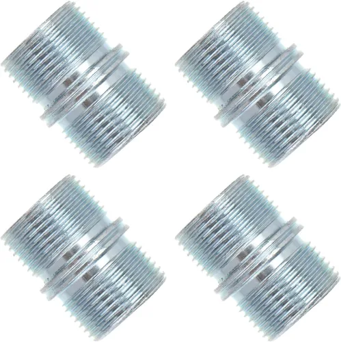 Miniatura 8 de DOITOOL Juego de 4 clavijas de tornillo de tuerca de doble cabezal, 4 unidades, 1.25 x 0.90 x 1.25 pulgadas, conector de metal duradero para estante