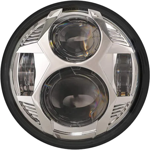 Miniatura 8 de Faro delantero LED redondo de 5.75 pulgadas, 51 W, 5-3/4 pulgadas, compatible con Harley Dyna Sportster Iron 883 Street Rod Street Bob Softail Deuce