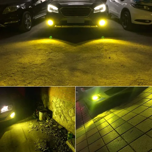 Miniatura 7 de PHINLION PSX24W 2504 - Bombillas LED amarillas antiniebla de 3800 lúmenes súper brillantes CSP 12276, reemplazo para lámparas antiniebla de coche
