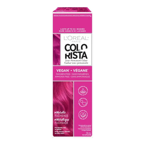 Miniatura 16 de L'Oréal Paris Color de Cabello Colorista Semipermanente para Cabello Rubio Claro o Decolorado, Verde Lima
