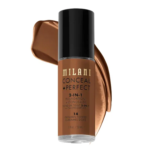 Miniatura 19 de Milani Conceal + Perfect Base + Corrector 2 en 1 para una Tez Impecable, Corrector para Debajo de los Ojos, Cubre Enrojecimiento e Imperfecciones