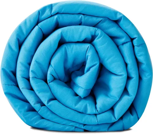 TONGDADA Manta con peso para niños, 40 x 60 pulgadas, 10 libras, para niños de entre 80 y 125 libras, material de algodón de primera calidad con