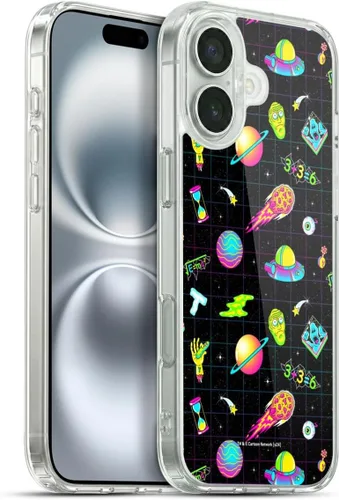 Miniatura 140 de Head Case Designs Funda de gel con licencia oficial de Rick and Morty Aliens Season 3 [protección de grado militar] compatible con Apple iPhone 12