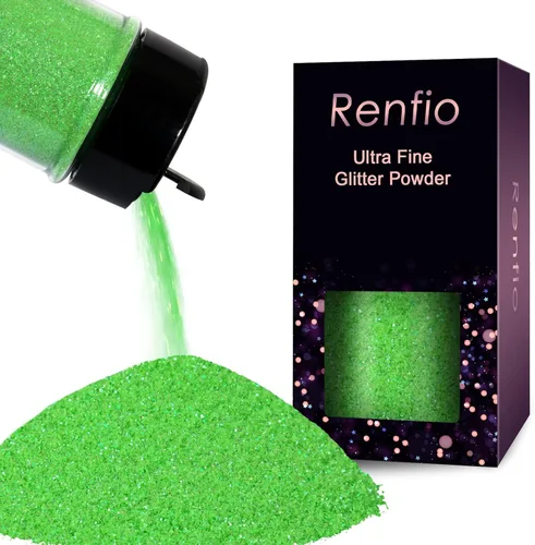 Miniatura 18 de Renfio Polvo de purpurina ultra fina de ópalo con purpurina metálica de 1.75 onzas (1.76 oz), copos de PET para manualidades, lentejuelas de 1/128