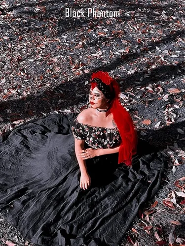 Miniatura 23 de OCHENTA Falda larga de lino y algodón bohemio para mujeres y niñas para vacaciones de verano en la playa
