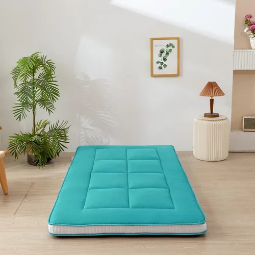 Miniatura 2 de MAXYOYO Colchón de Cama Twin Colchón de Futón Japonés para Piso, Almohadilla de Tatami Twin Cubrecolchón de Cama de Piso para Camping, Fácil