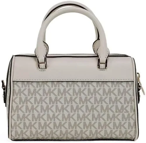 Miniatura 2 de Michael Kors Bolsa de viaje extra pequeña de piel y lona recubierta