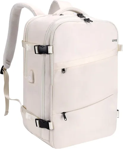 Miniatura 9 de HOMIEE Bolsa de Mano, Mochila de Viaje Grande Aprobada para Vuelos Bolsa para Artículos Personales, Mochila Diaria Impermeable para Equipaje Ligera