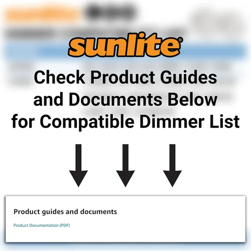 Miniatura 8 de Sunlite Mini panel redondo LED de 9 pulgadas, 18 W (75 W = ), 1100 lúmenes, 30K/40K/50K CCT seleccionable, regulable, acabado blanco, vida útil