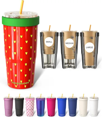 Miniatura 18 de Frost Buddy Togo Buddy 30oz Stainless Steel Vacuum Insulated Tumbler To Go Coffee Cup – Iced Coffee Sleeve, Travel Mug, Thermal Cup for Hot & Cold