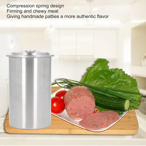 Miniatura 2 de Zerodis Máquina de jamón de acero inoxidable para prensa casera de carne de delicatessen con termómetro