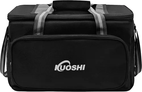 Miniatura 10 de Lonchera térmica aislada de 14 litros para hombres y mujeres, bolsa refrigeradora a prueba de fugas con forro de carcasa dura y bolsa tipo tote