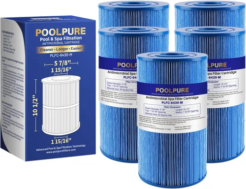 Miniatura 11 de POOLPURE Filtro de spa C-6430 reemplaza a Watkins 31489, Pleatco PWK30, Filbur FC-3915, P/N0969601, 71825, 73178, 73250, 30 pies cuadrados de filtro