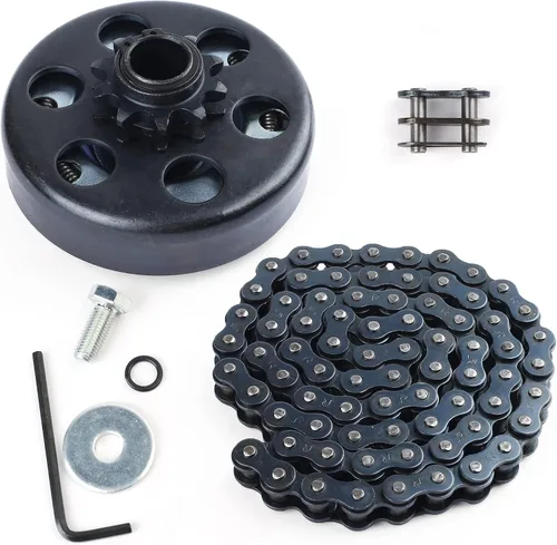 LotFancy Go Kart Embrague 3/4 de diámetro 10T con cadena #40 41 420, embrague centrífugo apto para Go Kart Minibike MB165 y MB200, hasta 6.5HP, 1