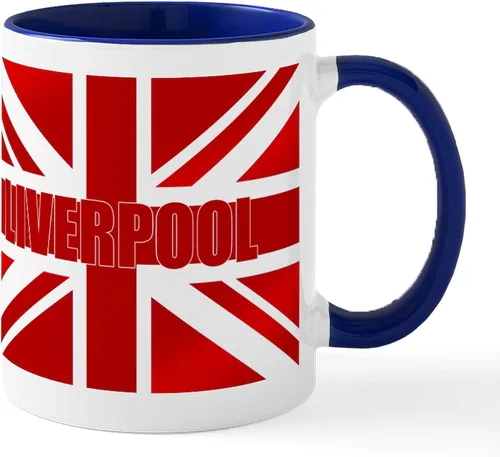 Miniatura 40 de CafePress Born American, British By Hea Taza de café de cerámica de 11 oz (11.0 fl oz)