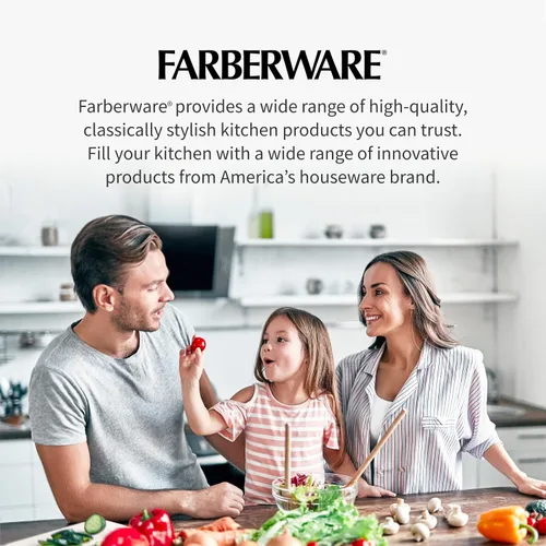 Miniatura 7 de Farberware EdgeKeeper - Juego de cuchillos de cocina de acero inoxidable estampado con bloque autoafilable, asas ergonómicas, se recomienda lavar a