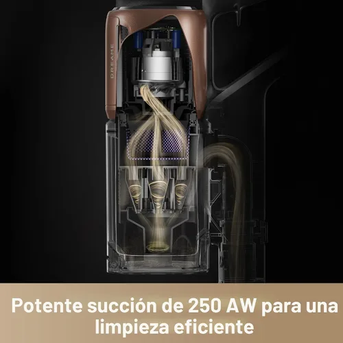 Miniatura 2 de DREAME Aspiradora inalámbrica Z20, aspiradora inteligente con potente succión de 250 AW, hasta 90 minutos de tiempo de funcionamiento, versátil