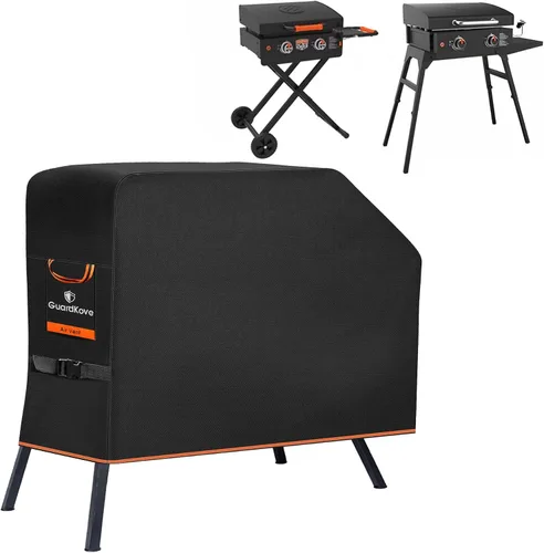 Miniatura 11 de Cubierta de plancha para parrilla Blackstone de 28 pulgadas con capucha, 2026 mejorada 1000D resistente al agua, cubierta de parrilla 5483
