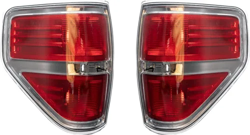 Miniatura 9 de Carcasa de luz trasera compatible con lámparas de freno traseras del lado del conductor y del pasajero de Ford F150 F-150 2004-2008