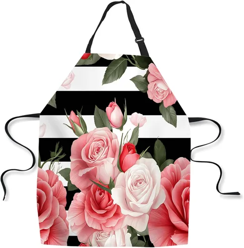 Miniatura 11 de Delantal de Cocina Faro con Puesta de Sol Delantal para Hornear en Casa Chef Delantal Impermeable para Mujeres y Hombres 31X27 Pulgadas