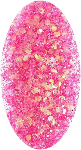 Miniatura 2 de Brillantina gruesa iridiscente, 3.53 onzas de purpurina mixta para artes y manualidades, decoración de vidrio, bodas, cara, ojos, cuerpo, uñas, Rosa