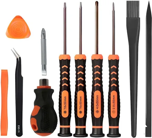 Kit de herramientas de reparación de limpieza para PS5 PS4 PS3, UYXiNONE T6 T8 con destornillador cruzado 2.0/4.0 para Xbox One/Series X, y también