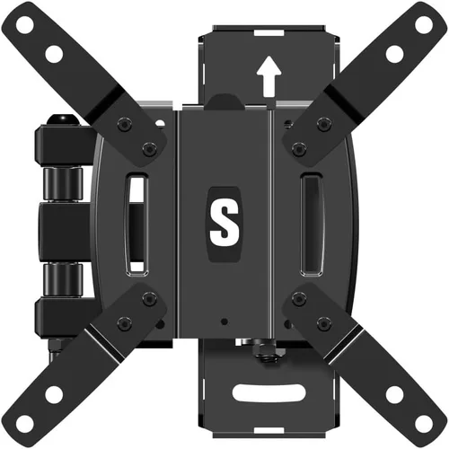Miniatura 4 de SECURA QSF210 - Soporte de pared para TV de movimiento completo pequeño para pantallas de 10 a 40 pulgadas de hasta 100 libras, inclinación