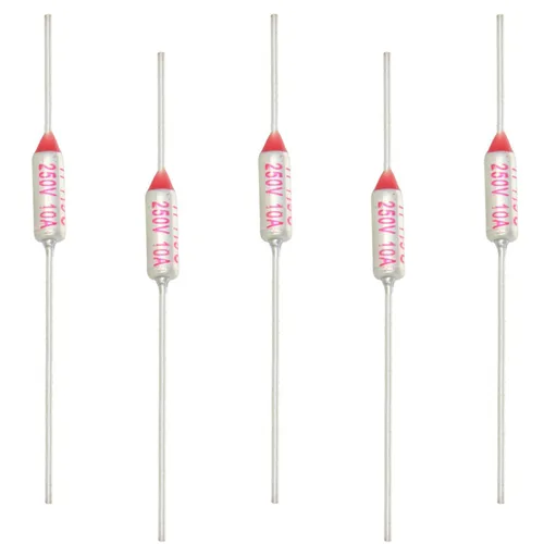 Miniatura 17 de Fielect Fusibles Térmicos 212.0 °F Corteos Térmicos Fusible Circuito de Corte Temperatura Fusible Térmico 250V 10A