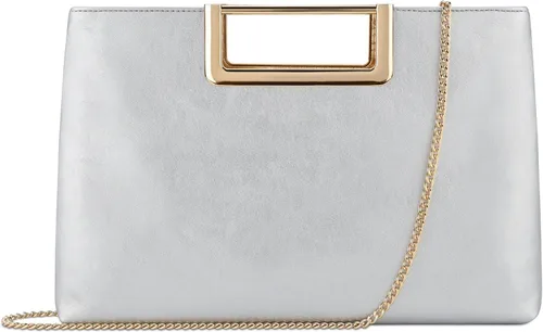 Miniatura 7 de GAYI URBAN Bolsos de mano para mujer, bolso cruzado elegante de noche, bolso de hombro de cuero vegano para boda, fiesta de boda