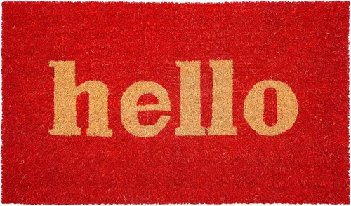 Miniatura 9 de Calloway Mills Script Hello Felpudo (negro/natural, 24 x 48 pulgadas)