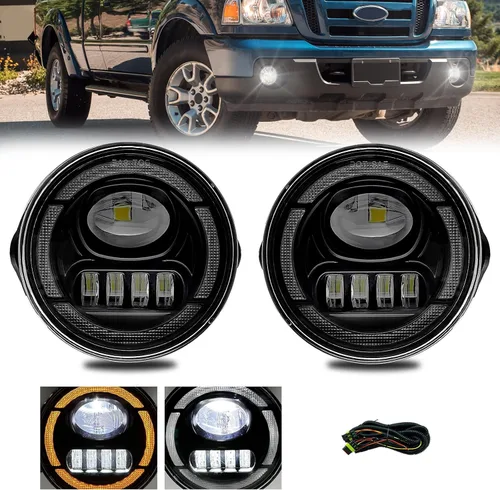 Miniatura 50 de Fog Lights Compatible With 2013 2014 2015 Ford Explorer Front Bumper Driving Lamp Assembly Clear Lens