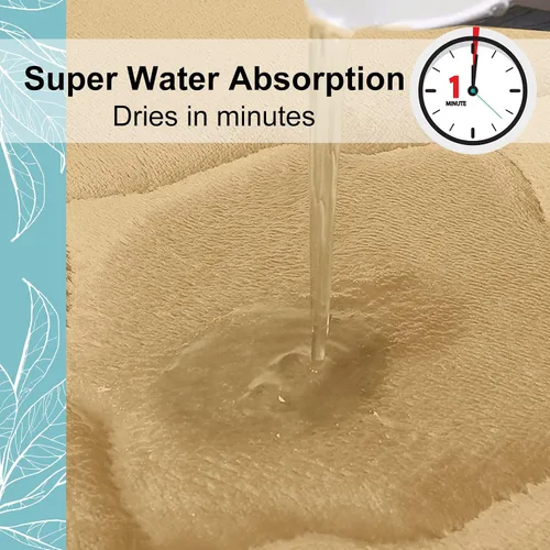 Miniatura 6 de OLANLY Alfombra de baño de espuma viscoelástica de 30 x 20 pulgadas, ultra suave y absorbente, antideslizante, cómoda, lavable a máquina, para suelo