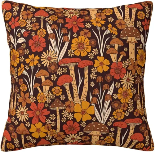 Miniatura 16 de Almohada de terciopelo con estampado de puntos de leopardo rosa y naranja, juego para el hogar, cómoda decoración de cama cuadrada, sofá al aire