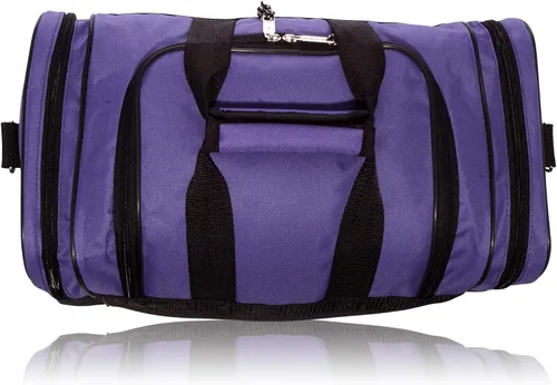 Miniatura 42 de Bolsa de lona, de DALIX, para el gimnasio, para viajar, 17 pulgadas