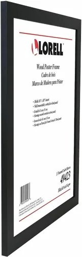 Miniatura 2 de Lorell Marco para póster, 16 x 20 pulgadas, madera, negro
