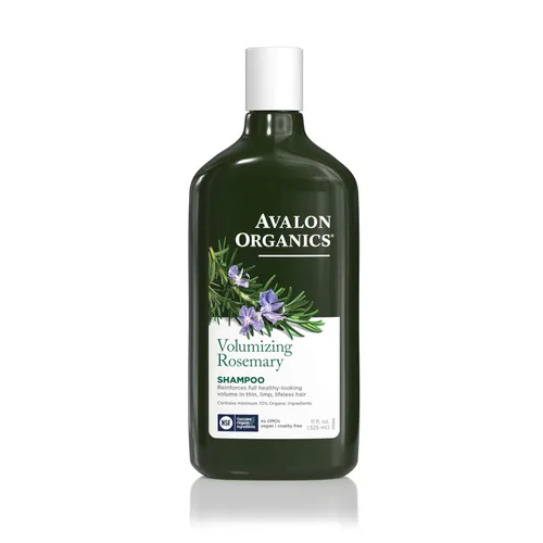 Miniatura 12 de Champú de Avalon Organics, Menta Fortalecedora, 11 onzas