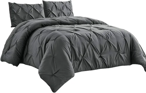 Miniatura 10 de WPM WORLD PRODUCTS MART JN1 - Juego de edredón de microfibra de 2 piezas, tamaño individual, plisado, ropa de cama alternativa, para todas las Azul