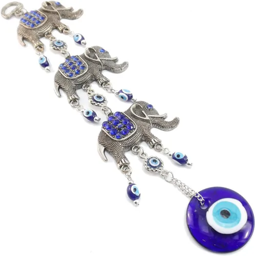 Miniatura 7 de Decoración colgante de mariposa azul contra el mal de ojo, amuleto nazar para colgar en la pared, protección del hogar y decoración de bendición