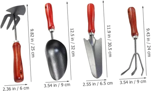 Miniatura 8 de YARNOW 1set Ergonomic Garden Tool Hand Trowel Small Shovel and Multi-Function Cultivator for Efficient Gardening for Planting and Weeding