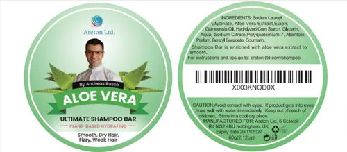 Miniatura 5 de Champú de aloe vera hecho a mano, champú acondicionador natural para cabello seco, evita puntas abiertas, sin SLS