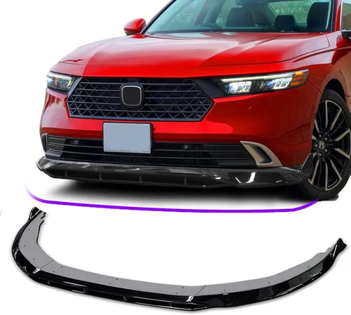 Miniatura 11 de Archaic Borde de parachoques delantero compatible con Honda Accord 10.5th Sedan SE/EX-L/LX/Sport/Touring 2021 2022, kit de carrocería divisor debajo