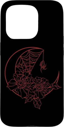 Miniatura 13 de Goth Y2K Alt Fairy Grunge Emo Flower Rose Web Spider Moon Case for iPhone 17
