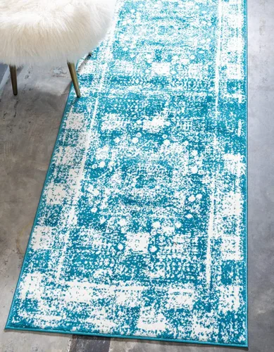 Miniatura 14 de Unique Loom - Alfombra estilo tradicional de Rosso Collection, Polipropileno, Azul (multi/blue)
