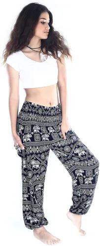 Miniatura 4 de Pantalones bohemios, pantalones harem, de yoga, para mujer, para la playa