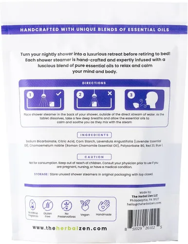 Miniatura 9 de Vaporizadores de ducha de lavanda con aromaterapia y aceites esenciales, bombas de ducha de aromaterapia hechas en Estados Unidos, bombas de ducha