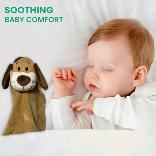 Miniatura 8 de Manta de seguridad para cachorros – Ultra suave para bebé para comodidad sensorial y apoyo para dormir – Tela transpirable, juguete para acurrucarse